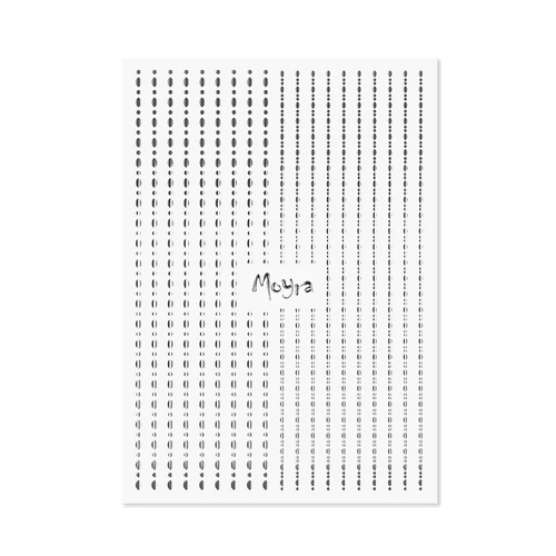 Moyra körömdíszítő csík-dots No.02